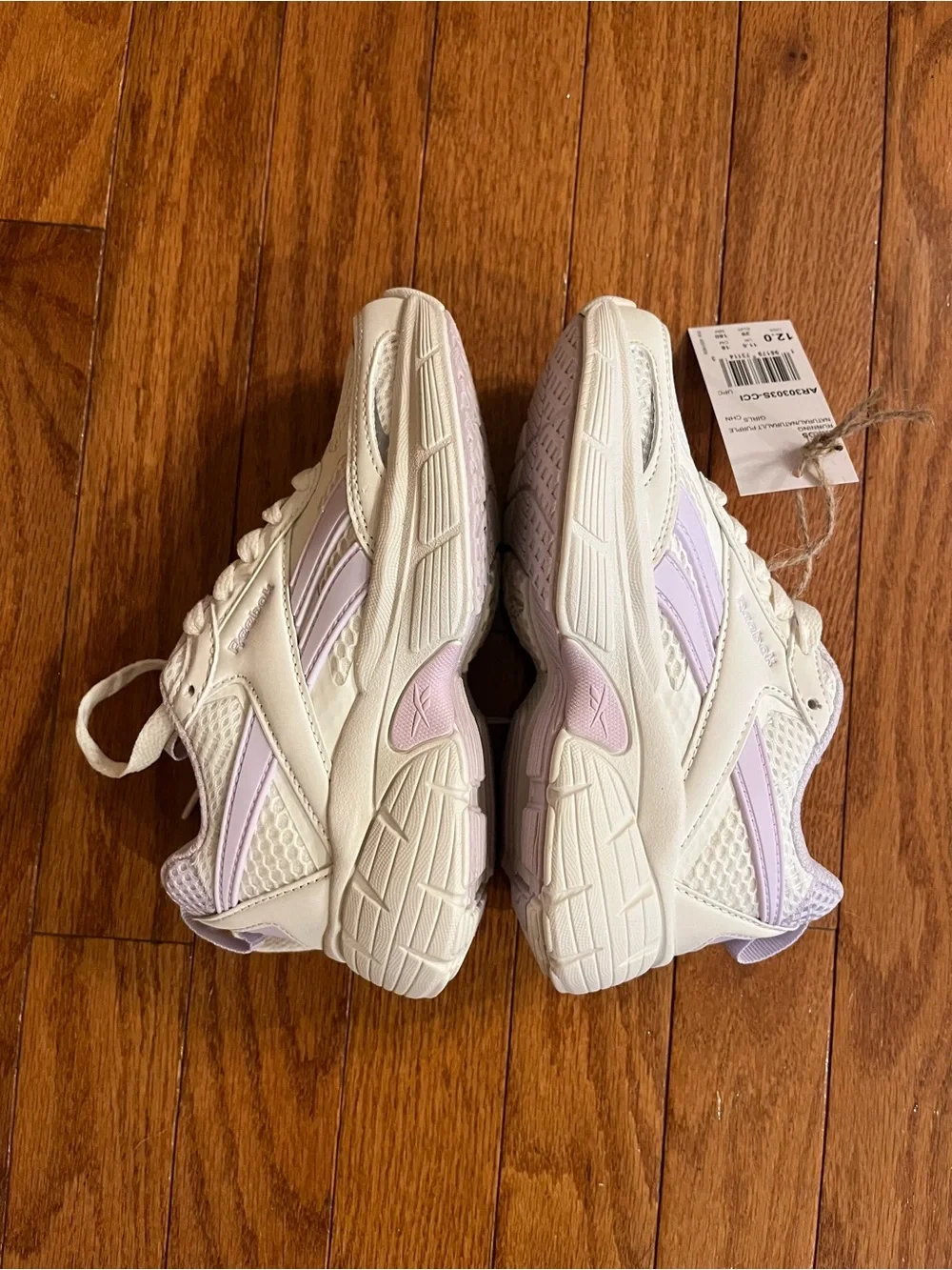 NWT Reebok Girls Chaos Running Shoes - Toddler / Little Kids Size 12
